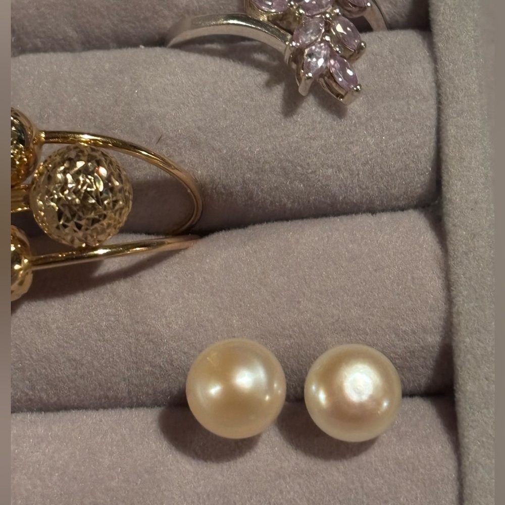Genuine Akoya Pearls on Genuine 925 Silver - Picture 2 of 4